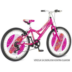Bicikl EXPLORER Daisy roza beli 2017 SPY243KK 24/13